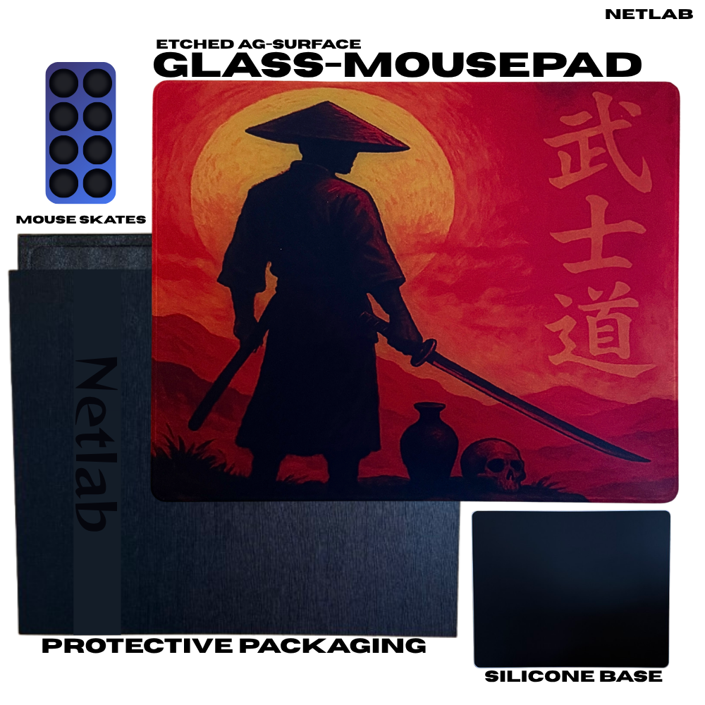Ronin's Faith Glass-Mousepad