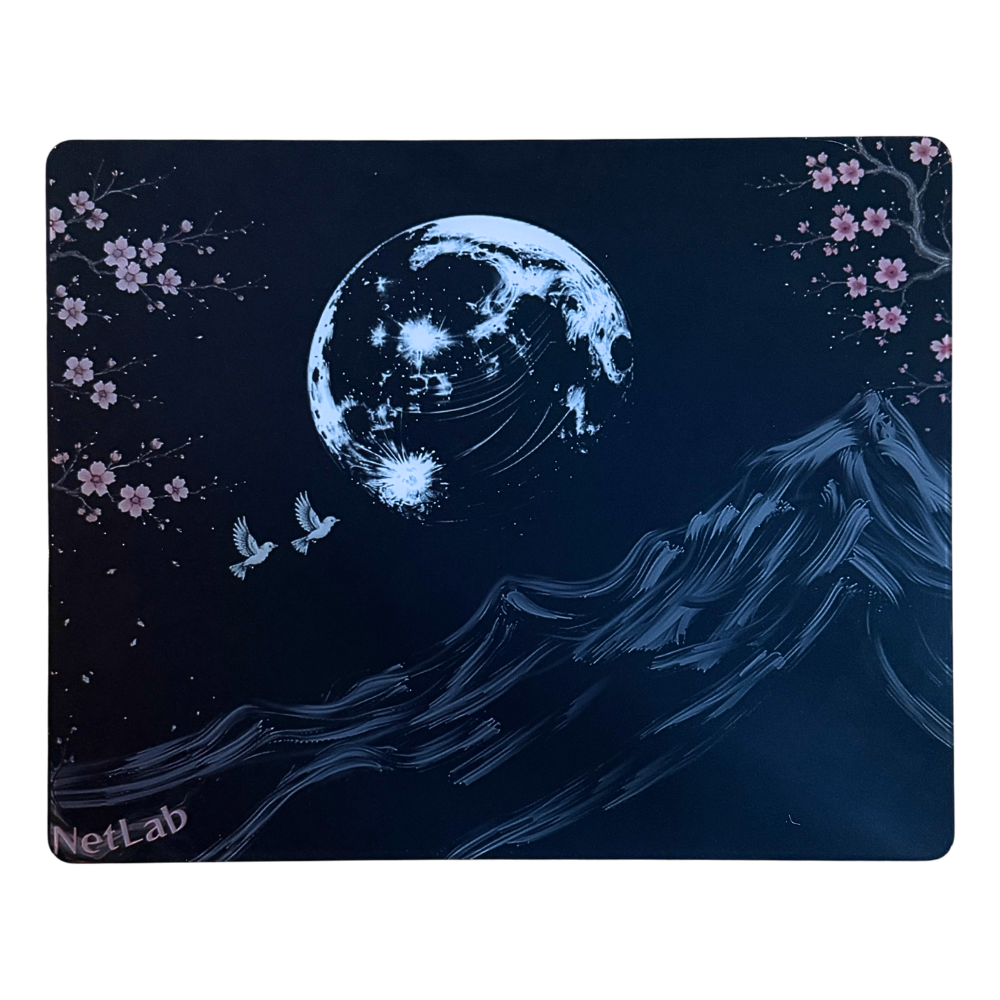Midnight Sakura Glass-Mousepad