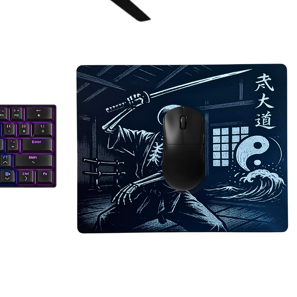 Death's Dojo Glass-Mousepad
