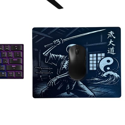 Death's Dojo Glass-Mousepad