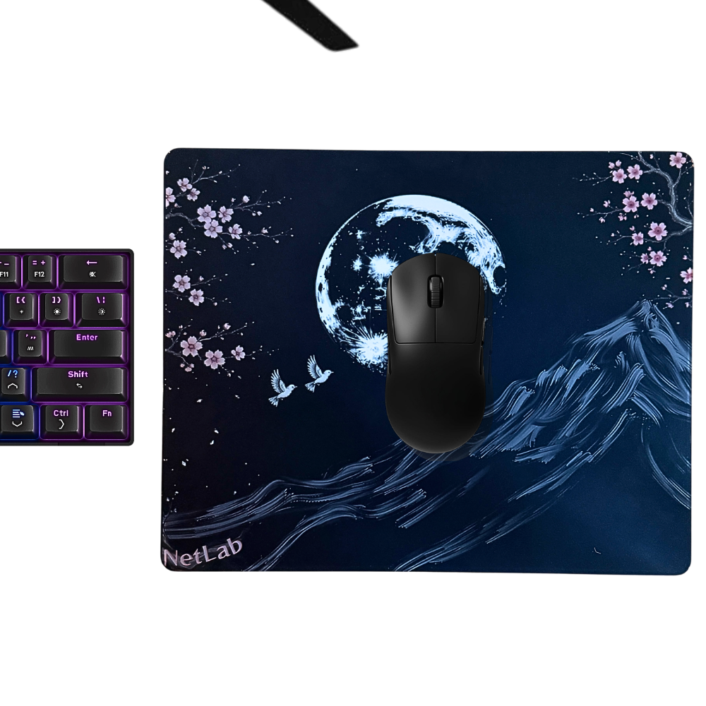 Midnight Sakura Glass-Mousepad